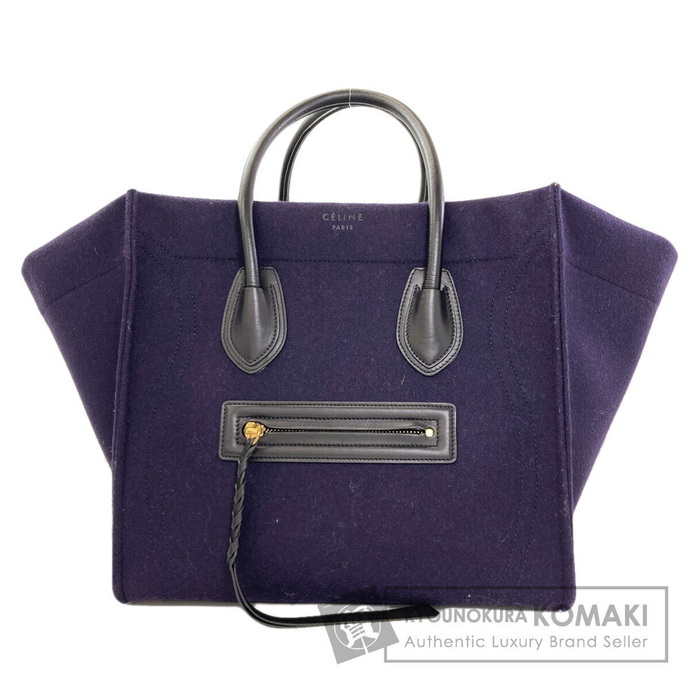 Celine Luggage Tote Phantom Tote Bag Felt Leather
